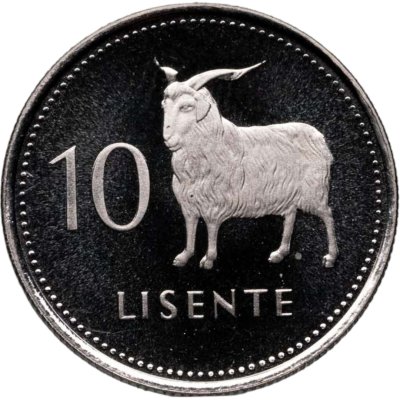 купить Лесото 10 лисенте (lisente) 1979