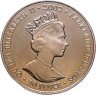 Купить Фолклендские острова 50 пенсов (pence) 2002 "50 лет правлению Королевы Елизаветы II - Цветочная выставка в Челси"