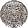 Купить Германия 25 пфеннигов (pfennig) 1910 E знак монетного двора: "E" - Мульденхюттен