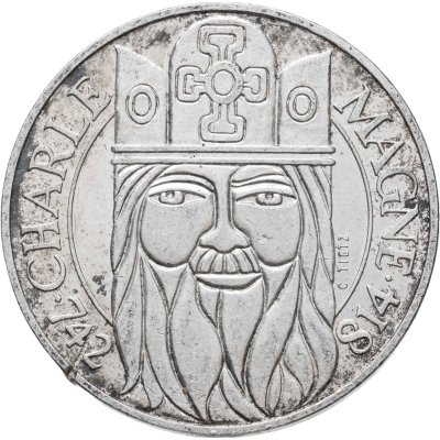 купить Франция 100 франков (francs) 1990 "Карл Великий"