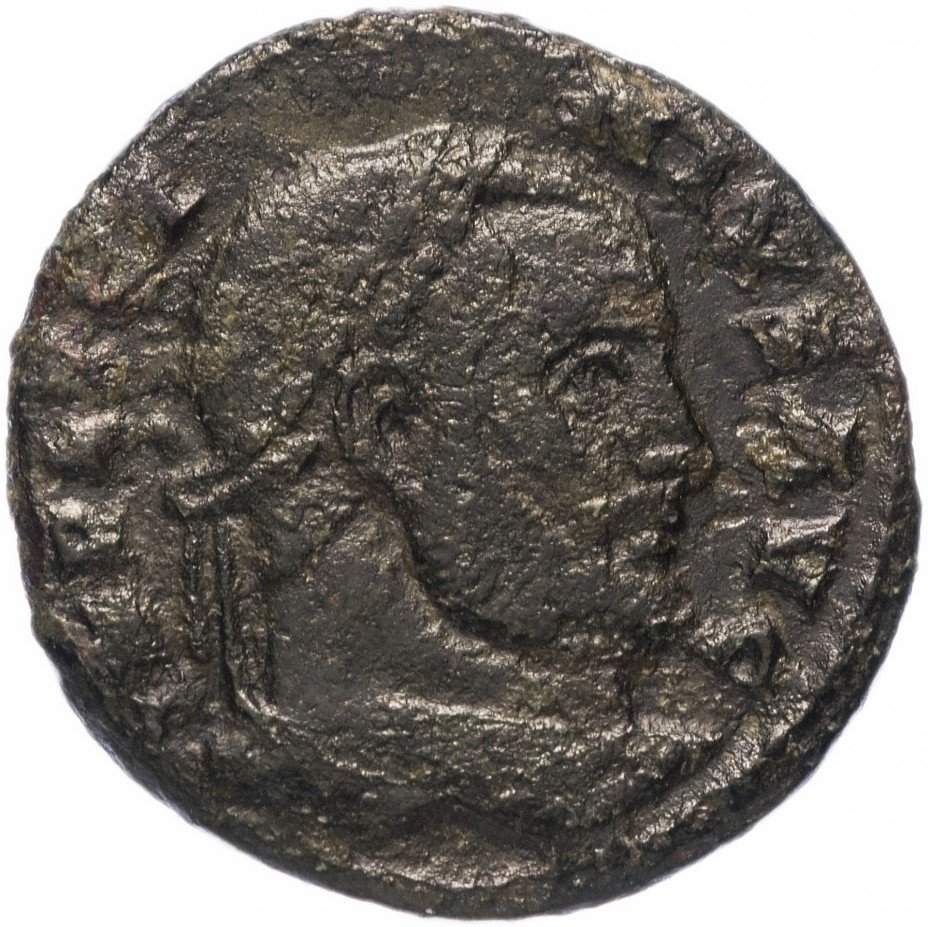 купить Римская Империя Лициний I 308–324гг фоллис (реверс: лавровый венок)