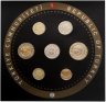 Купить Турция - официальный набор 1, 5, 10, 25, 50 курушей + 1 лира 2020 год + жетон серебро в буклете UNC