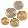 Купить Испания полный набор монет евро для обращения 2017 (8 штук)