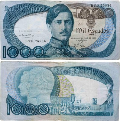 купить Португалия 1000 эскудо 1968 (28.05.1968)