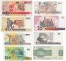 Купить Бразилия набор из 8 банкнот 1, 50, 100, 200, 500, 1000, 10000 крузейро, крузадо, новых крузадо 1972-1990