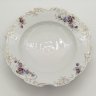 Купить Тарелка суповая с рельефным цветочным декором, фарфор, роспись, золочение, Hermann Ohme, Германия, 1883-1930 гг.