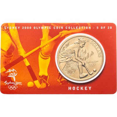 купить Австралия 5 долларов 2000 Олимпийские игры в Сиднее - Хоккей на траве