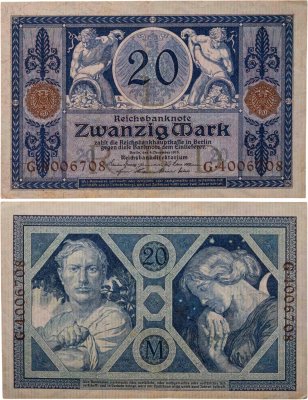 купить Германия 20 марок 1915