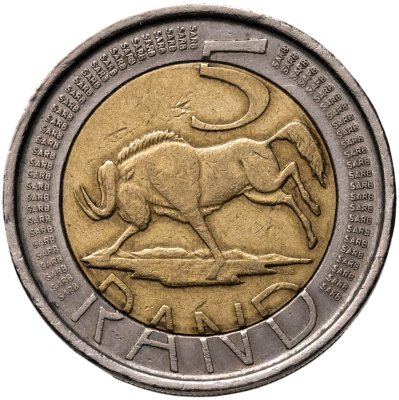 купить ЮАР 5 рэндов (рандов, rand) 2004