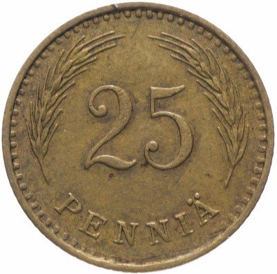 Купить Финляндия 25 пенни 1943