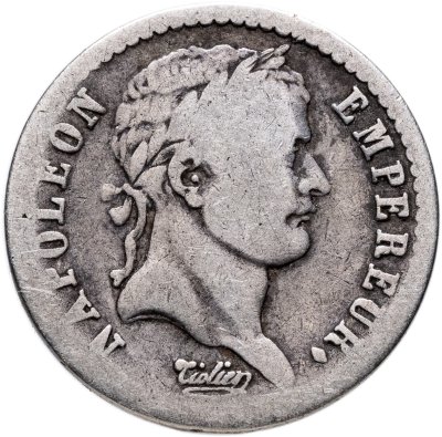 купить Франция 1\2 франка 1811 А, Знак монетного двора: "A" - Париж Наполеон Бонапарт