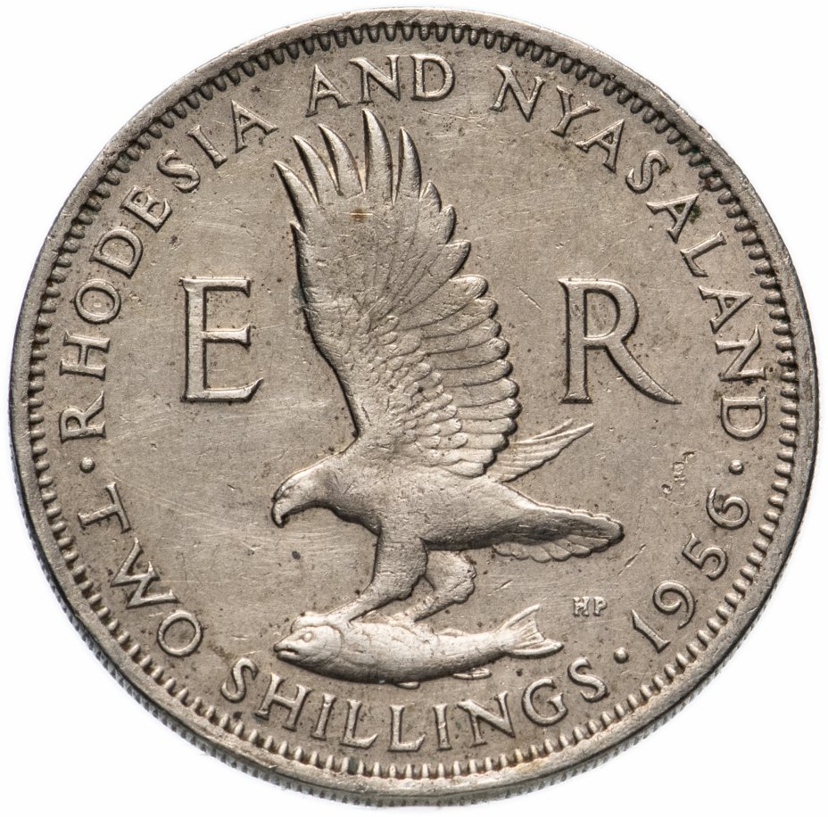 купить Родезия и Ньясаленд 2 шиллинга (shillings) 1956