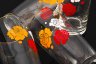 Купить Набор стаканов "Цветы" на 5 персон, стекло, деколь, золочение, Россия, 2010-2020 гг.