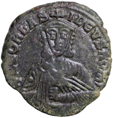 купить Византийская империя. Лев VI [886-912] Фоллис. бронза. 886-912 Константинополь