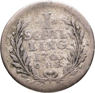 купить Германия, Гамбург 1 шиллинг 1763
