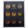 Купить Австрия 2003 официальный годовой набор евро из 8-ми монет proof в оригинальной упаковке