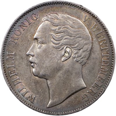 купить Германия [Вюртемберг] 1 союзный талер 1862 [AKS.77 / KM#601] "Монетная конвенция от 24 января 1857 года"