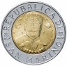 Купить Сан-Марино 500 лир 1999 "Исследование космоса"