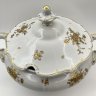 Купить Супница, украшенная цветочным декором, серия "Katharina", фарфор, золочение, Weimar Porzellan (Веймарский фарфор), ГДР, 1950-1980 гг.