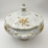 Купить Супница, украшенная цветочным декором, серия "Katharina", фарфор, золочение, Weimar Porzellan (Веймарский фарфор), ГДР, 1950-1980 гг.