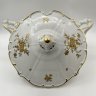 Купить Супница, украшенная цветочным декором, серия "Katharina", фарфор, золочение, Weimar Porzellan (Веймарский фарфор), ГДР, 1950-1980 гг.
