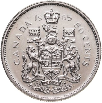 купить Канада 50 центов 1965-1966, случайный год