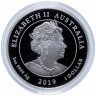 Купить Австралия 1 доллар 2019 "50 лет высадки на луну", в футляре с сертификатом