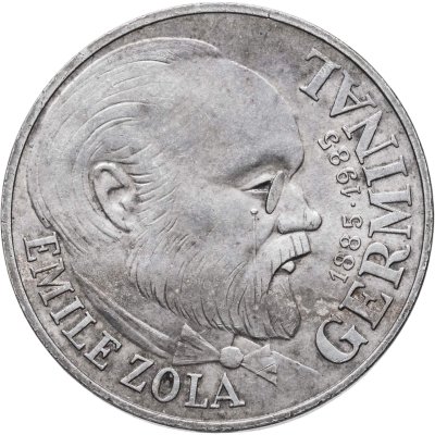 купить Франция 100 франков (francs) 1985 100 лет со дня выхода романа Эмиля Золя «Жерминаль»