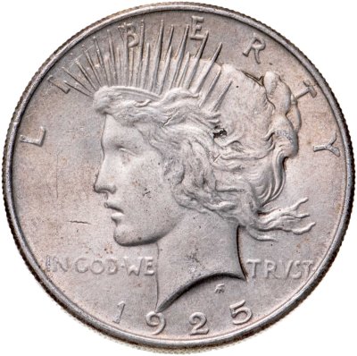 Купить США 1 dollar (доллар) 1925 Peace Dollar (Мирный доллар)