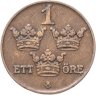 Купить Швеция 1 эре (ore) 1916