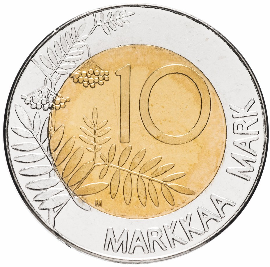 купить Финляндия 10 марок 1995 "Вступление Финляндии в Европейский союз"