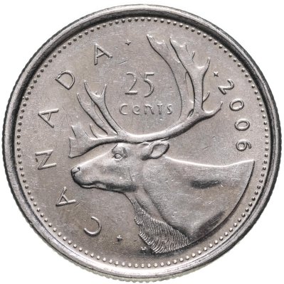 купить Канада 25 центов (cents) 2006 P