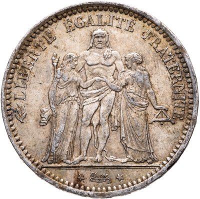 купить Франция 5 франков 1875 "A" - Париж