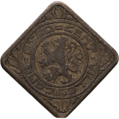купить Бельгия (Гент) 50 сантимов 1915 Германская оккупация