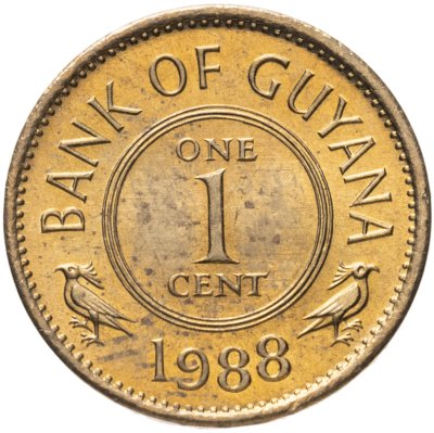купить Гайана 1 цент (cent) 1988