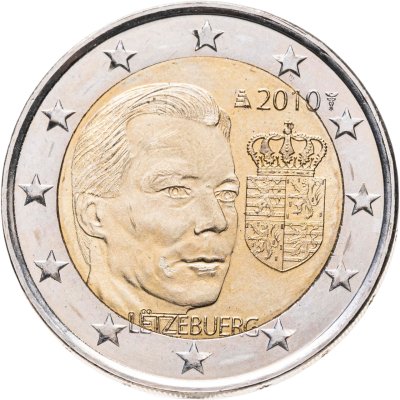 купить Люксембург 2 евро 2010 "Герб великого герцога Люксембурга"