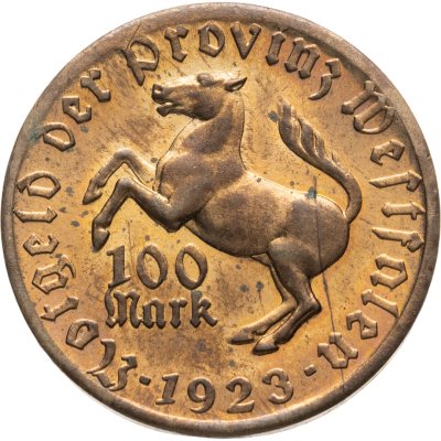 купить Германия, Вестфалия 100 марок 1923