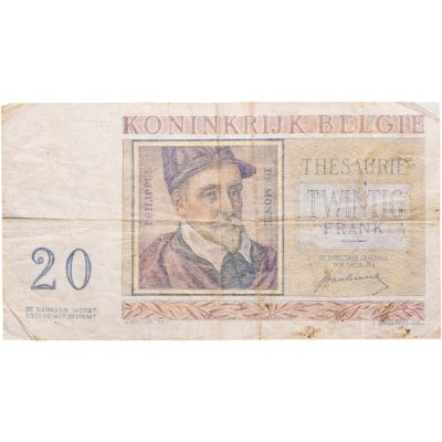 купить Бельгия 20 франков 1950