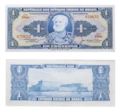 купить Бразилия 1 крузейро 1944