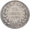 Купить Нидерланды 25 центов (cents) 1901