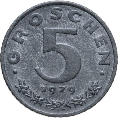 купить Австрия 5 грошей (groschen) 1979