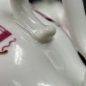 Купить Пара чайная с ажурно-цветочным декором, форма "Подарочная-2", автор формы С.Е. Яковлева, фарфор, деколь, золочение, Ленинградский фарфоровый завод (ЛФЗ), Российская Федерация, 1992-2001 гг.