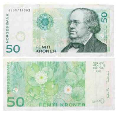 купить Норвегия 50 крон 2011 [Бумага Pick 50d]