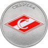 Купить 25 рублей 2025 ММД "Спартак - российский спорт" цветная, в слабе Монетник.ру MS67
