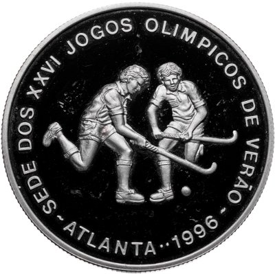 купить Сан-Томе и Принсипи 1000 добр (dobras) 1996 "XXVI летние Олимпийские Игры, Атланта 1996 - Хоккей на траве"