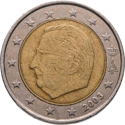купить Бельгия 2 евро 2003