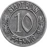 Купить Германия "Бонн" 10 пфеннигов 1920 нотгельд   "Людвиг ван Бетховен"