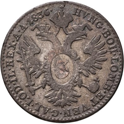 купить Австрия 3 крейцера 1836