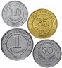 Купить Никарагуа набор из 4-х монет 10, 25, 50 сентаво и 1 кордоба 2014-2015, случайный год