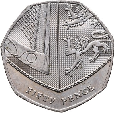 купить Великобритания 50 пенсов (pence) 2008